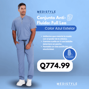 Conjunto Anti-Fluido: Full Leo - Color Azul Estelar