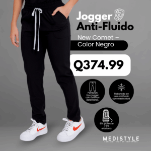 Jogger Anti-Fluido: New Comet - Color Negro