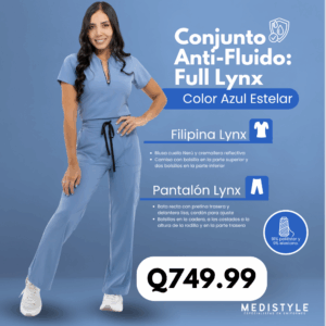 Conjunto Anti-Fluido: Full Lynx - Color Azul Estelar
