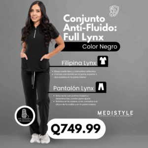 Conjunto Anti-Fluido: Full Lynx - Color Negro