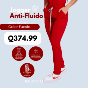 Pantalón Anti-Fluido: New Solar – Color Rojo