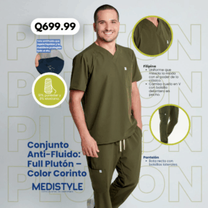 Conjunto Anti-Fluido: Full Plutón – Color Verde Militar